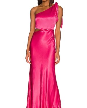 Bardot Audrey One Shoulder Top in Fuchsia. Size 8.