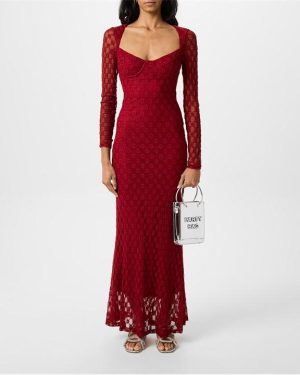 Bardot Avah Maxi Dress - Red