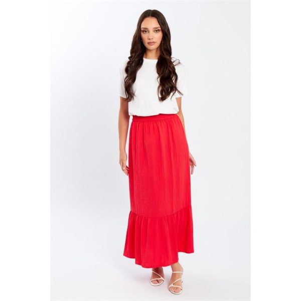 Be You Tiered Midi Skirt