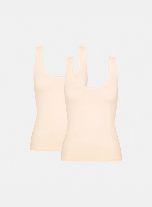 Beige SLOGGI Go H Tank Top C2P