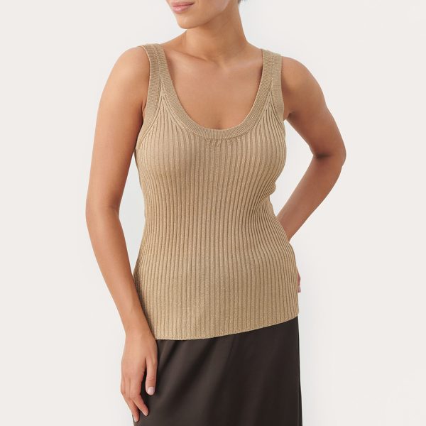 Beige Tank Top
