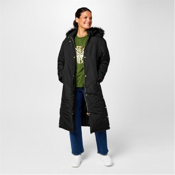 Biba Biba Hooded Puffer Coat - Black