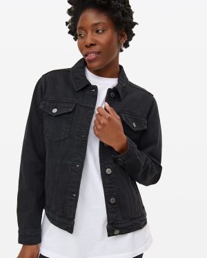 Black Core Denim Jacket