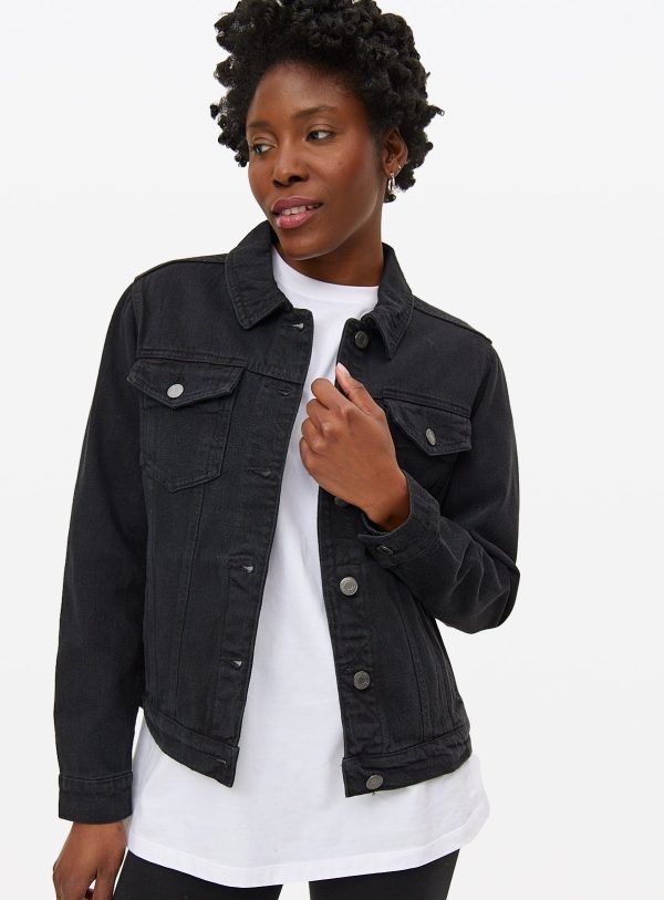 Black Core Denim Jacket