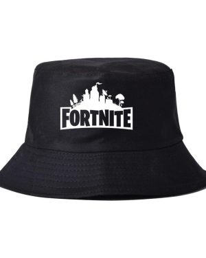 (Black) Fortnite Unisex Bucket Hat Cap Fishing Summer