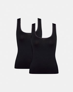 Black SLOGGI Go H Tank Top C2P