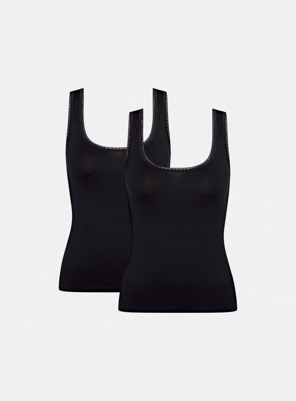 Black SLOGGI Go H Tank Top C2P
