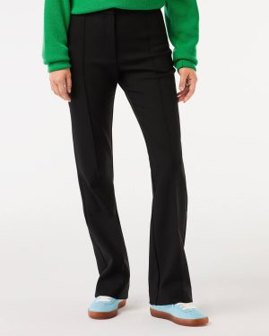Black Tailored Bootleg Trousers