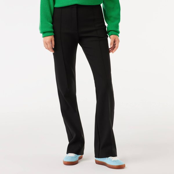 Black Tailored Bootleg Trousers