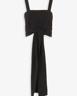 Black wrap top