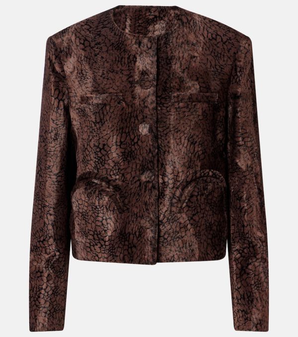 Blaze Milano Shamo Bolero velvet jacket