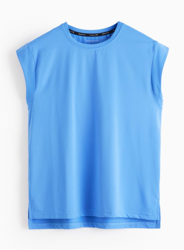 Blue REAKTIV Mesh Tank Top