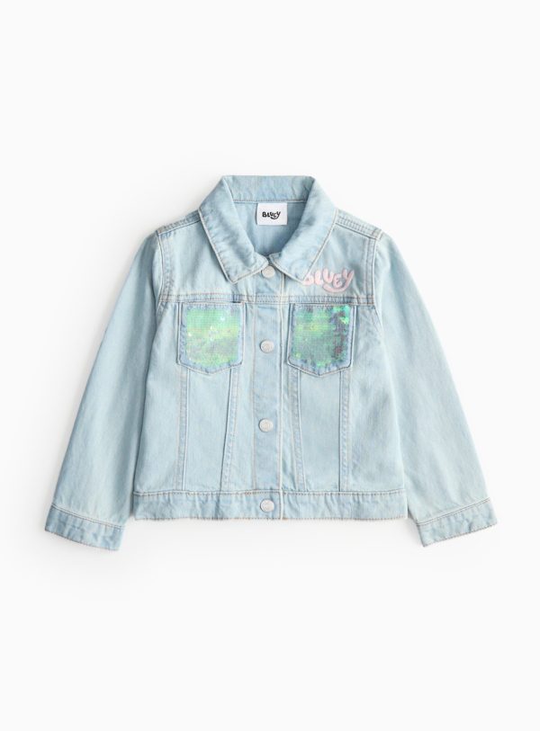 Bluey Character Denim Jacket (1-2 Years) - Bluey by Sainsbury's