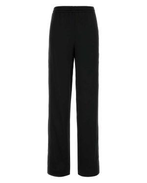 Blumarine Black Stretch Satin Joggers