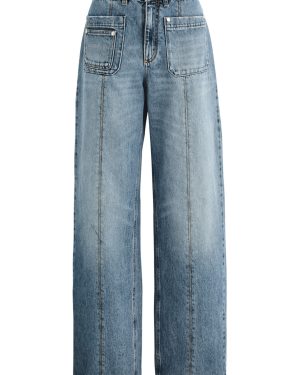 Blumarine Distressed Straight-leg Jeans - Blue - 38 (UK6 / XS)