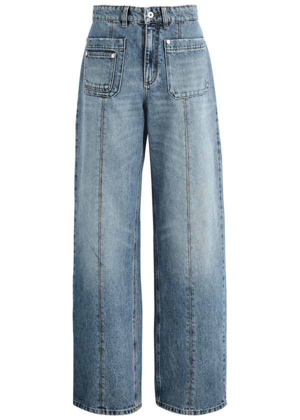 Blumarine Distressed Straight-leg Jeans - Blue - 38 (UK6 / XS)