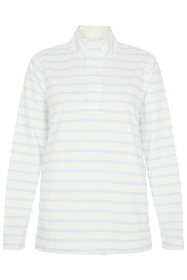 Bonmarche Stripe Funnel Neck Sweatshirt