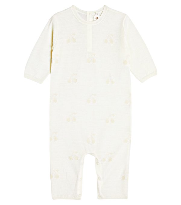 Bonpoint Baby intarsia wool bodysuit
