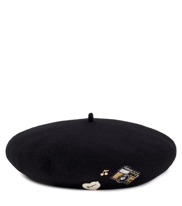 Bonpoint x Laulhere Tekhla virgin wool beret