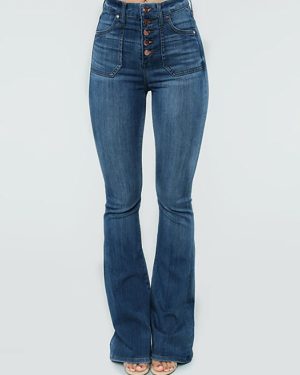 Bootcut Jeans for Women Mid Rise Spring Flare Bottoms 2025