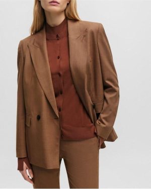 Boss Jekirani Relaxed-Fit Blazer Jacket - Multi