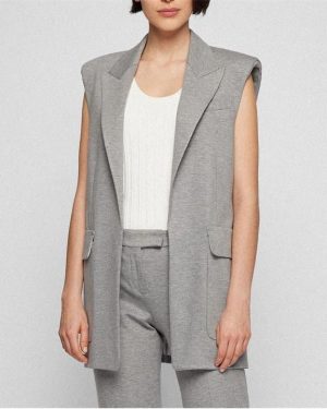 Boss Jelonna Blazer Jacket - Grey