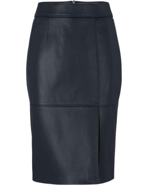 Boss Setora Slim-Fit Pencil Skirt - Blue