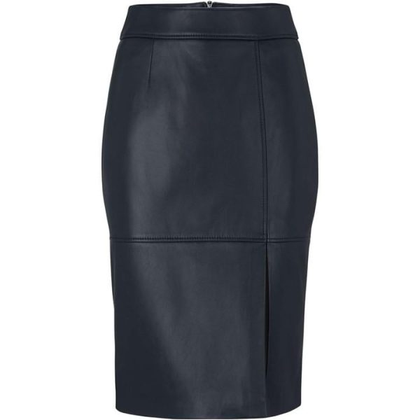 Boss Setora Slim-Fit Pencil Skirt - Blue