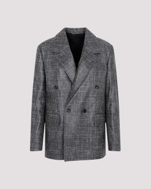 Bottega Veneta Printed Leather Jacket