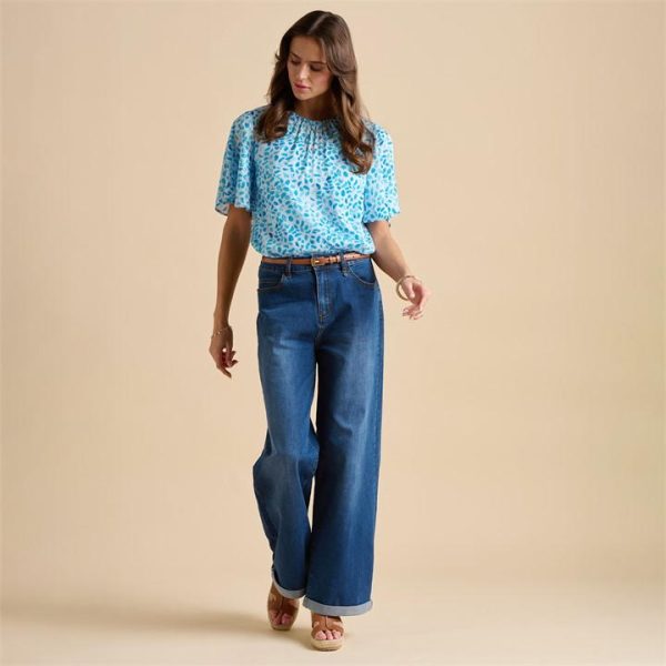 Brakeburn Sea Glitter Blouse - Blue