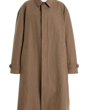 Brandon Maxwell - The Quinn Waterproof Plaid Twill Driving Coat - Plaid - XL - Only At Moda Operandi