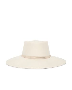Brixton Brenton Convertabrim Fedora in Ivory. Size XS.