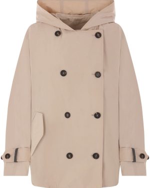 Brunello Cucinelli Cotton Blend Parka Coat