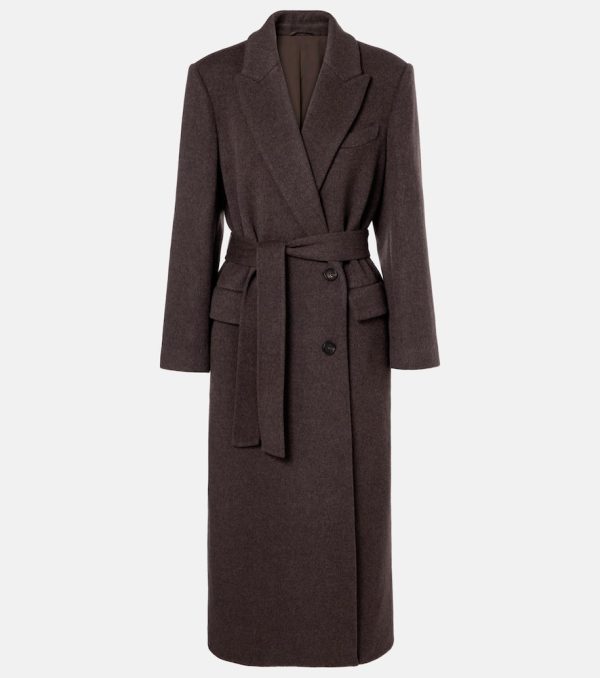 Brunello Cucinelli Wool and cashmere wrap coat