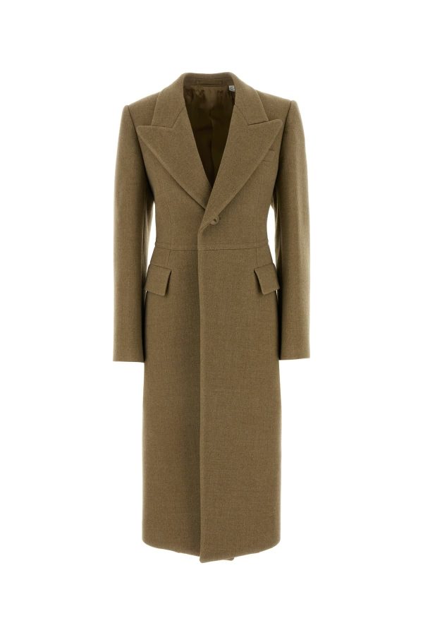 Burberry Beige Wool Blend Coat
