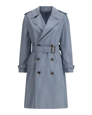 Burberry Silk Long Trench Coat