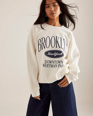 By Anthropologie City Graphic Sweatshirt