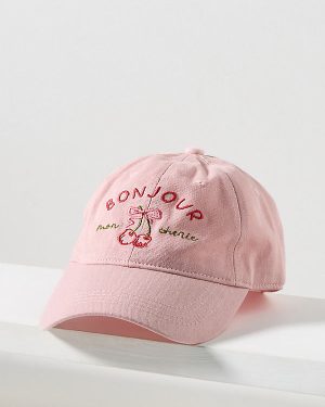 By Anthropologie Embroidered Icon Baseball Cap
