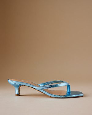 By Anthropologie Toe-Strap Kitten Heels