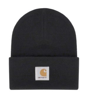 CARHARTT WIP ACRYLIC WATCH BLACK BEANIE