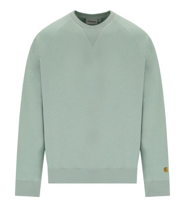 CARHARTT WIP CHASE FROSTED GREEN SWEATSHIRT