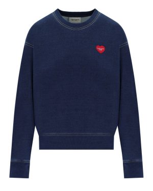 CARHARTT WIP W' INGO BLUE SWEATSHIRT