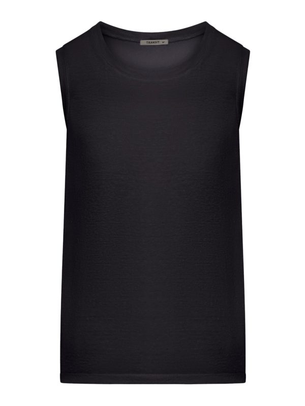 COMFORT WIDE SHOULDER JERSEY TANK TOP - Transit - Woman