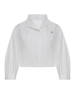 COTTON POPLIN CROP SHIRT - Givenchy - Woman