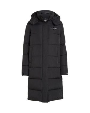 Calvin Klein Jeans CKJ Hooded Puffer Coat - Black