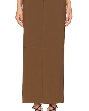 Camila Coelho Jordana Maxi Skirt in Olive. Size S, XL.