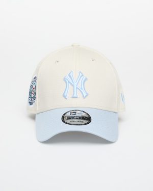 Cap New Era MLB Ws Patch 9FORTY New York Yankees Ivory/ Pastel Blue Universal