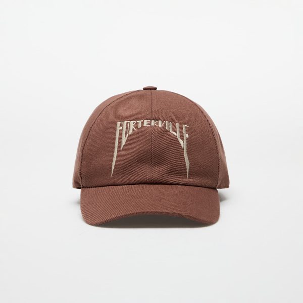 Cap Rick Owens DRKSHDW Embroidered Denim Baseball Cap Terra/ Pearl L