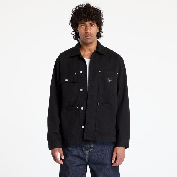 Carhartt WIP Drewe Chore Coat UNISEX Black Rinsed XS