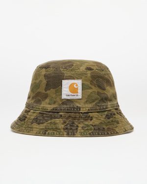 Carhartt WIP Duck Bucket Hat Camo Duck/ Green/ Office Green Garment Dyed S-M